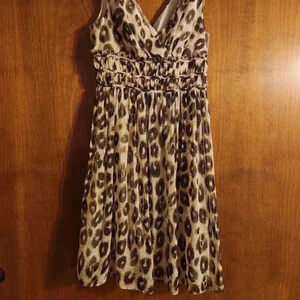 Leopard Print Donna Morgan party dress size 6